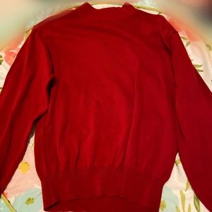 Red Men Crew Neck Sweatshirt